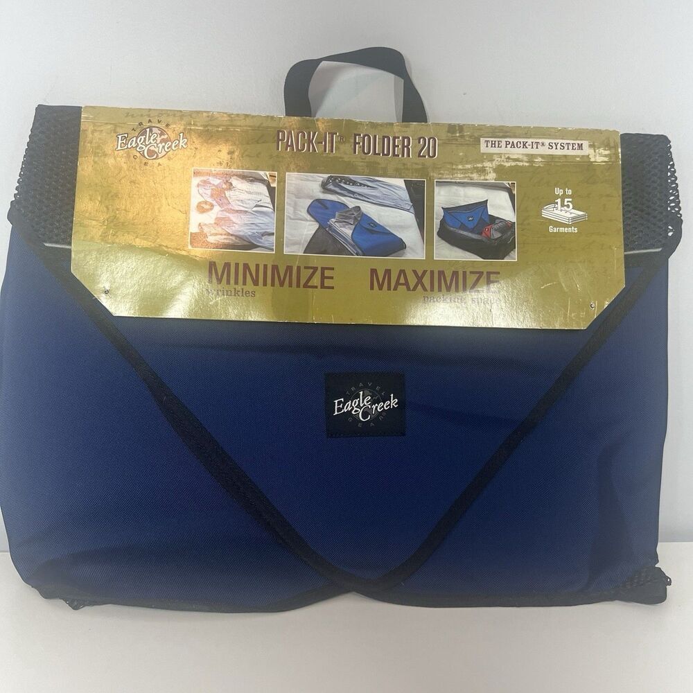 Eagle Creek Pack-It System Single Folder 20 - Blue Up To 15 Garments Brand new